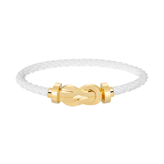 [Windsor Jewelry]CHANCE LARGE 8 FIGURE BUCKLE NO DIAMOND BRACELET GOLD