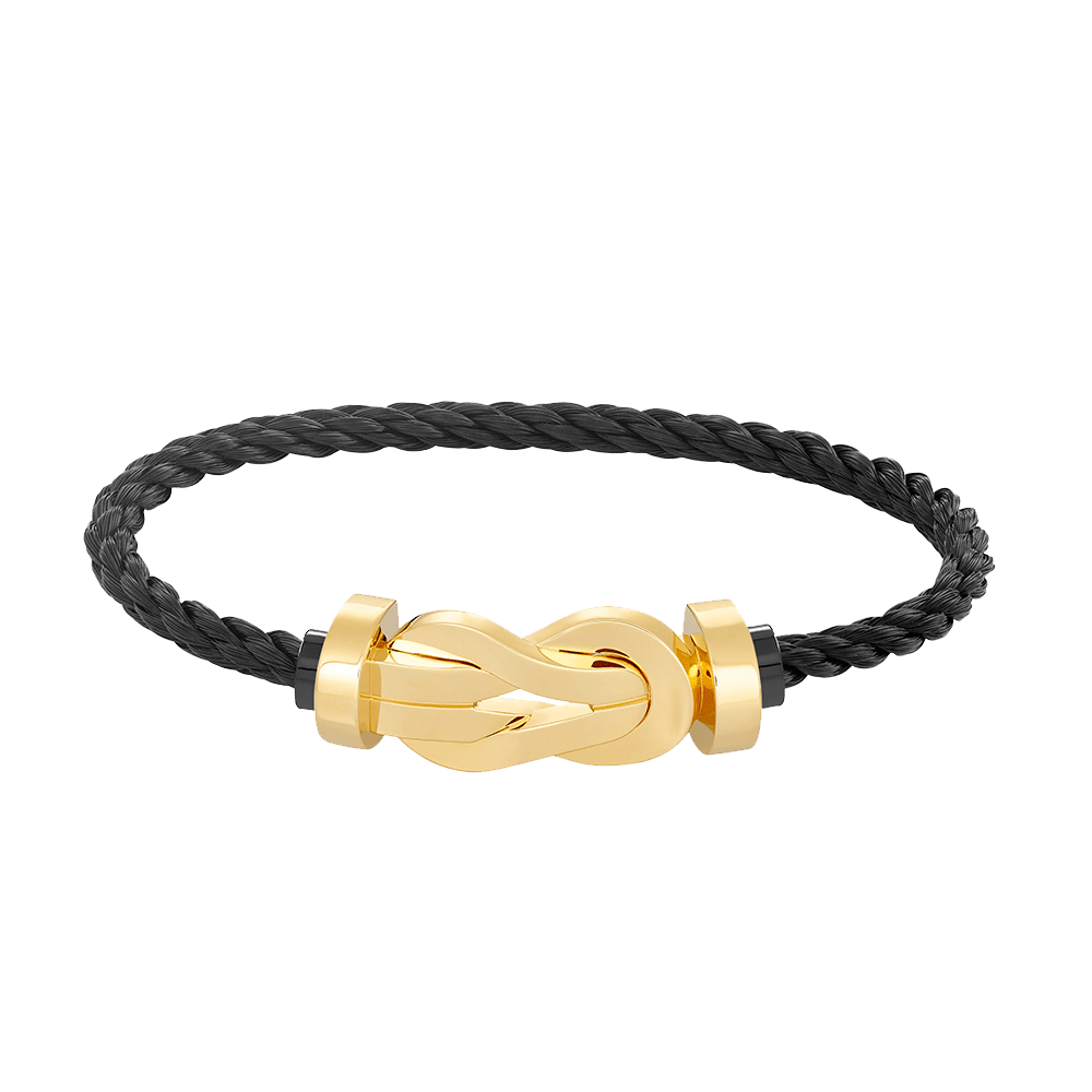 [Windsor Jewelry]CHANCE LARGE 8 FIGURE BUCKLE NO DIAMOND BRACELET GOLD