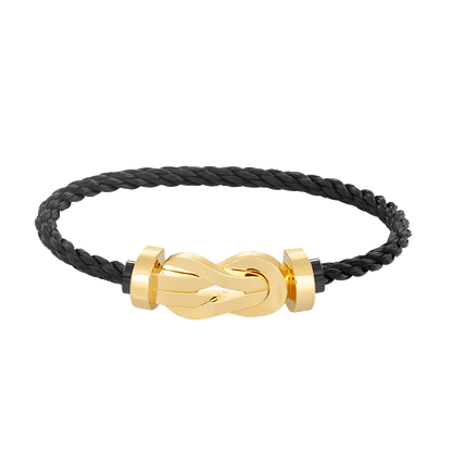 [Windsor Jewelry]CHANCE LARGE 8 FIGURE BUCKLE NO DIAMOND BRACELET GOLD