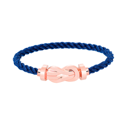 [Windsor Jewelry]CHANCE LARGE 8 FIGURE BUCKLE NO DIAMOND BRACELET ROSE GOLD