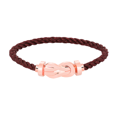 [Windsor Jewelry]CHANCE LARGE 8 FIGURE BUCKLE NO DIAMOND BRACELET ROSE GOLD