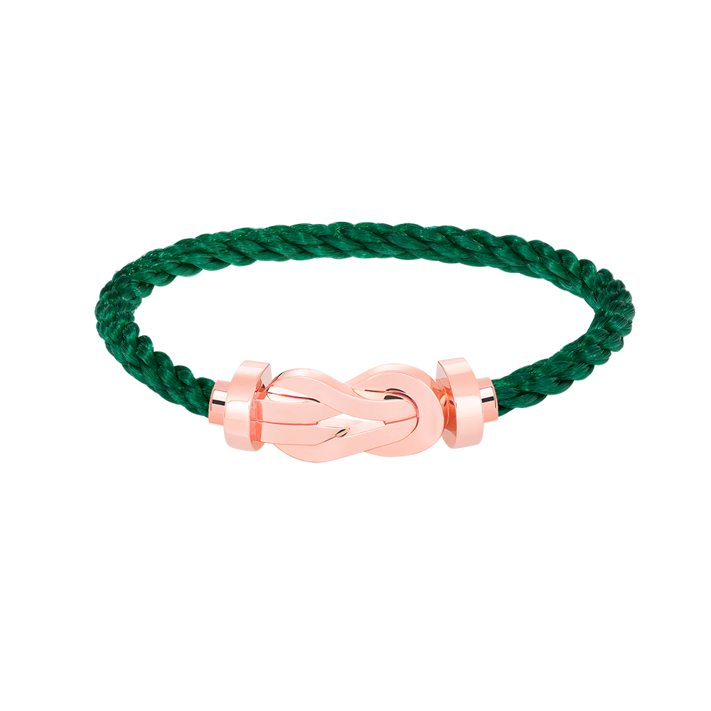 [Windsor Jewelry]CHANCE LARGE 8 FIGURE BUCKLE NO DIAMOND BRACELET ROSE GOLD