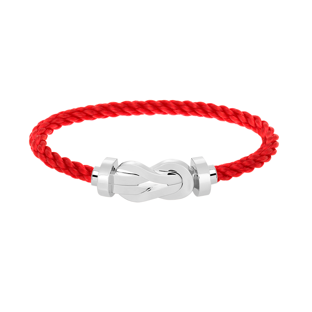 [Windsor Jewelry]CHANCE LARGE 8 FIGURE BUCKLE NO DIAMOND BRACELET SILVER