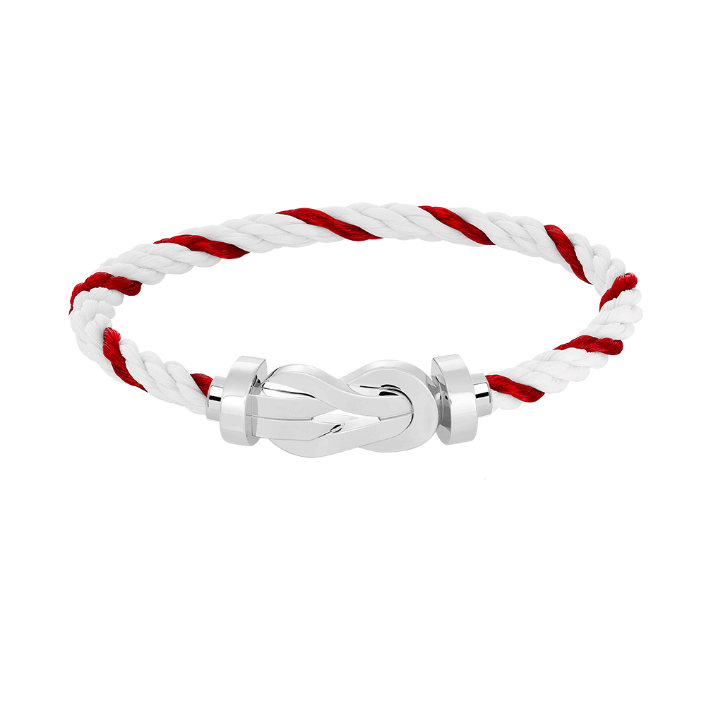 [Windsor Jewelry]CHANCE LARGE 8 FIGURE BUCKLE NO DIAMOND BRACELET SILVER