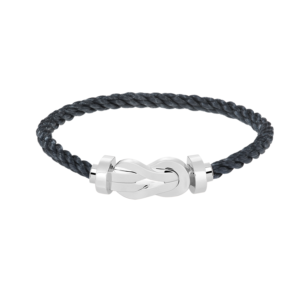 [Windsor Jewelry]CHANCE LARGE 8 FIGURE BUCKLE NO DIAMOND BRACELET SILVER