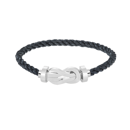 [Windsor Jewelry]CHANCE LARGE 8 FIGURE BUCKLE NO DIAMOND BRACELET SILVER