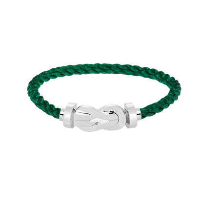 [Windsor Jewelry]CHANCE LARGE 8 FIGURE BUCKLE NO DIAMOND BRACELET SILVER