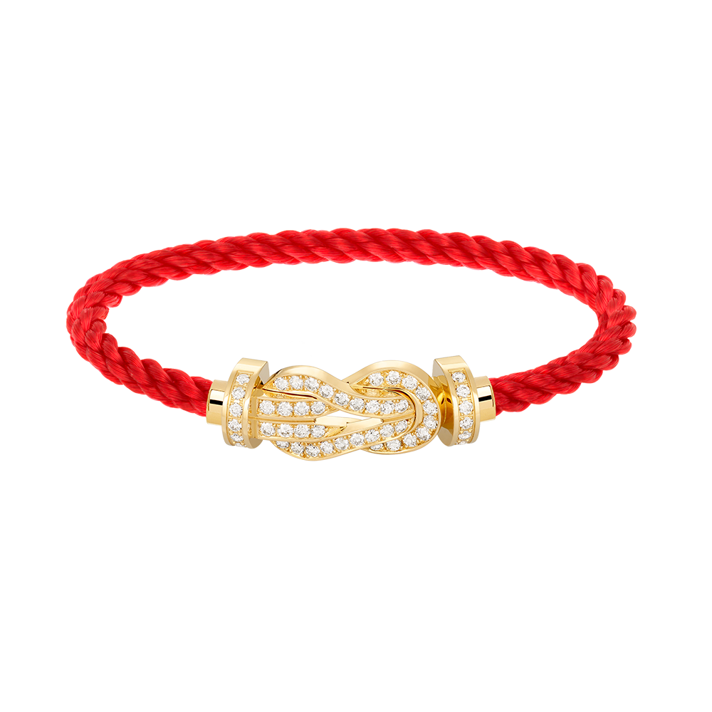 [Windsor Jewelry]CHANCE LARGE 8 FIGURE BUCKLE FULLDIAMOND BRACELET GOLD