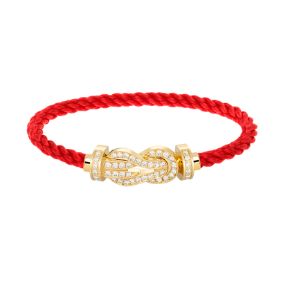 [Windsor Jewelry]CHANCE LARGE 8 FIGURE BUCKLE FULLDIAMOND BRACELET GOLD