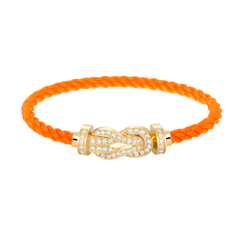 [Windsor Jewelry]CHANCE LARGE 8 FIGURE BUCKLE FULLDIAMOND BRACELET GOLD
