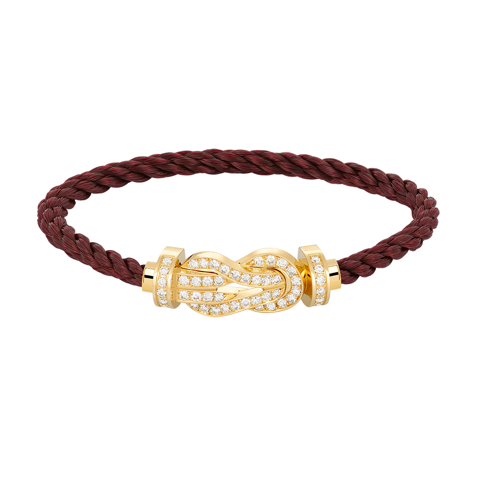 [Windsor Jewelry]CHANCE LARGE 8 FIGURE BUCKLE FULLDIAMOND BRACELET GOLD
