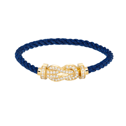 [Windsor Jewelry]CHANCE LARGE 8 FIGURE BUCKLE FULLDIAMOND BRACELET GOLD