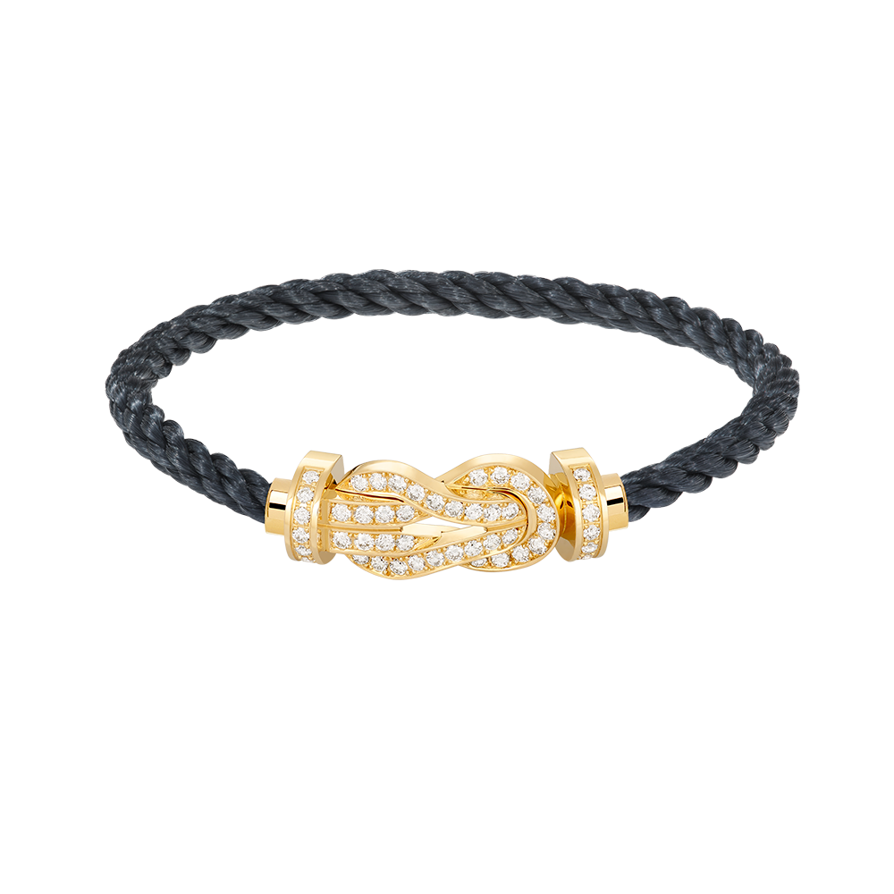 [Windsor Jewelry]CHANCE LARGE 8 FIGURE BUCKLE FULLDIAMOND BRACELET GOLD