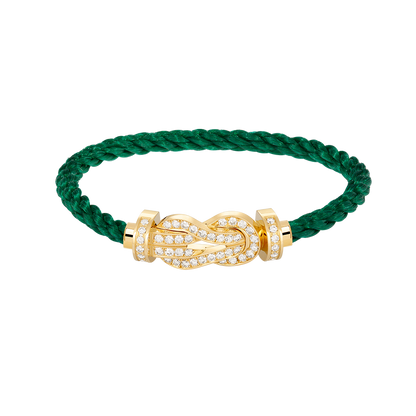 [Windsor Jewelry]CHANCE LARGE 8 FIGURE BUCKLE FULLDIAMOND BRACELET GOLD