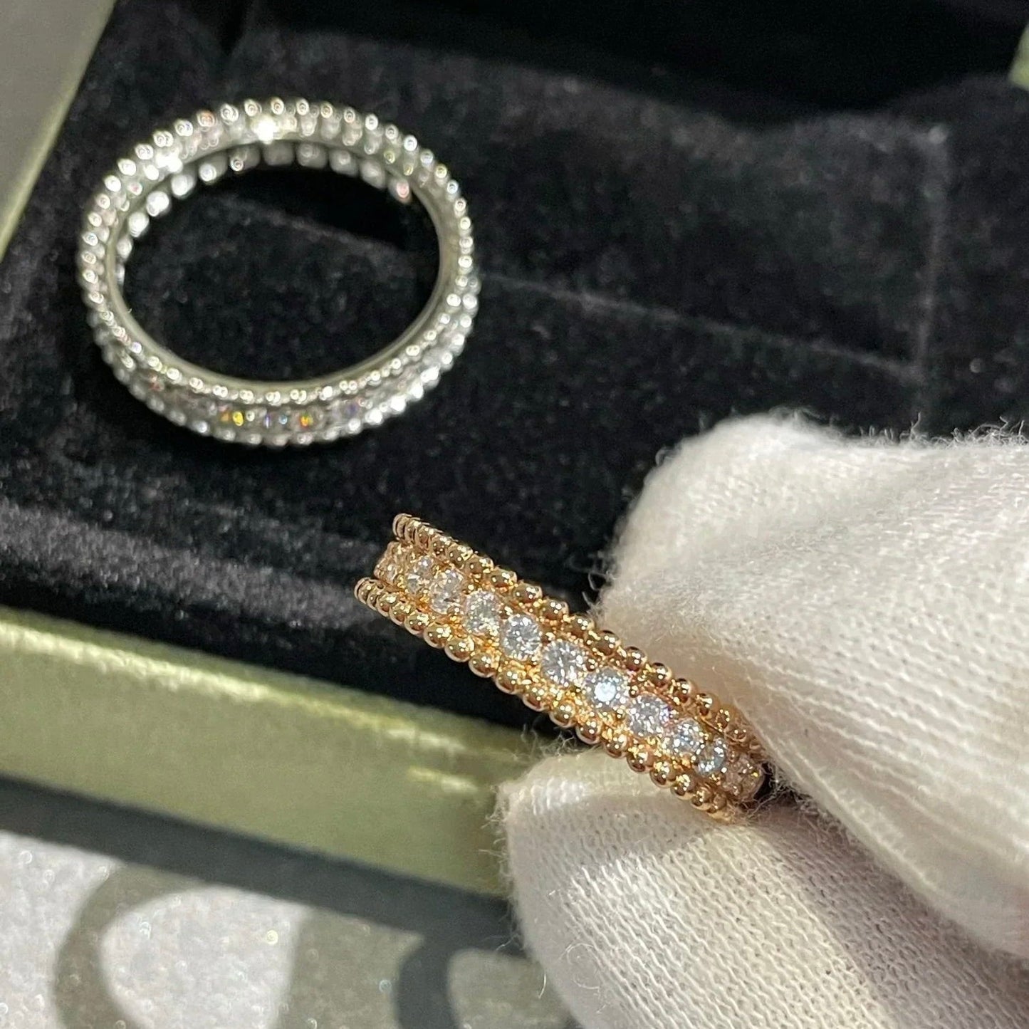 [Windsor Jewelry]PERLEE DIAMOND ROSE GOLD RING