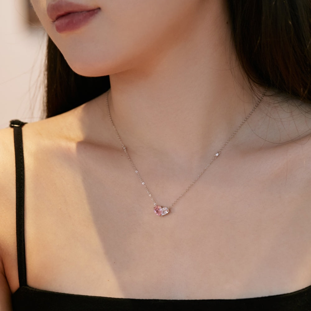 [Windsor Jewelry]Unique Heart Shape Necklace