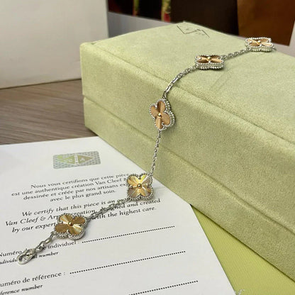 [Windsor Jewelry]CLOVER 5 MOTIFS CHRISTMAS LIMITED EDITION BRACELET
