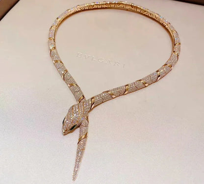 [Windsor Jewelry]HAUTE COUTURE GOLD SERPENTI NECKLACE