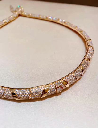 [Windsor Jewelry]HAUTE COUTURE GOLD SERPENTI NECKLACE