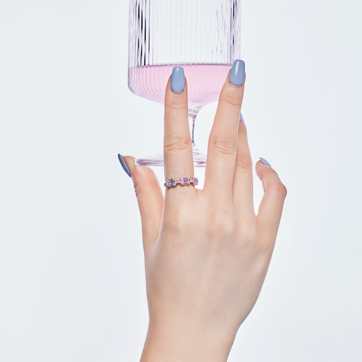 [Windsor Jewelry]Unique Colorful Emerald Cut Party Ring