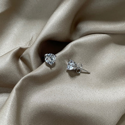 [Windsor Jewelry]Dainty Round Shape Earrings
