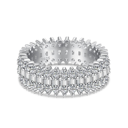 [Windsor Jewelry]Ornate Colorful Radiant Cut Daily Ring