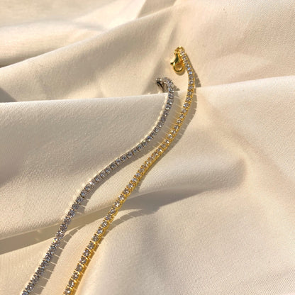 [Windsor Jewelry]Radiant Shinning Princess Cut Tennis Bracelet