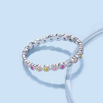 [Windsor Jewelry]Radiant Sparkling Round Cut Daily Ring