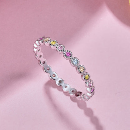 [Windsor Jewelry]Radiant Sparkling Round Cut Daily Ring