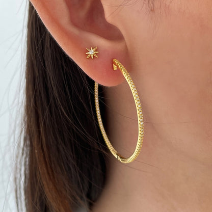 [Windsor Jewelry]Popular Large Hoop Earrings