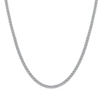 [Tonmkive Jewelry]Delicate Round Shape Tennis Necklace