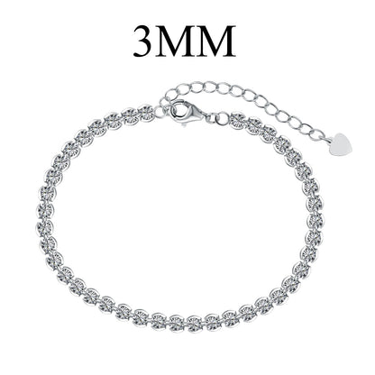 [Windsor Jewelry]Ornate  Sparkling Round Cut Daily Bracelet