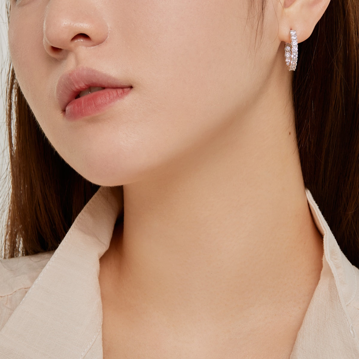 [Windsor Jewelry]Unique Round Cut Daily Earrings