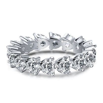 [Windsor Jewelry]0.25 Carat Radiant Romance Heart Cut Lover Ring