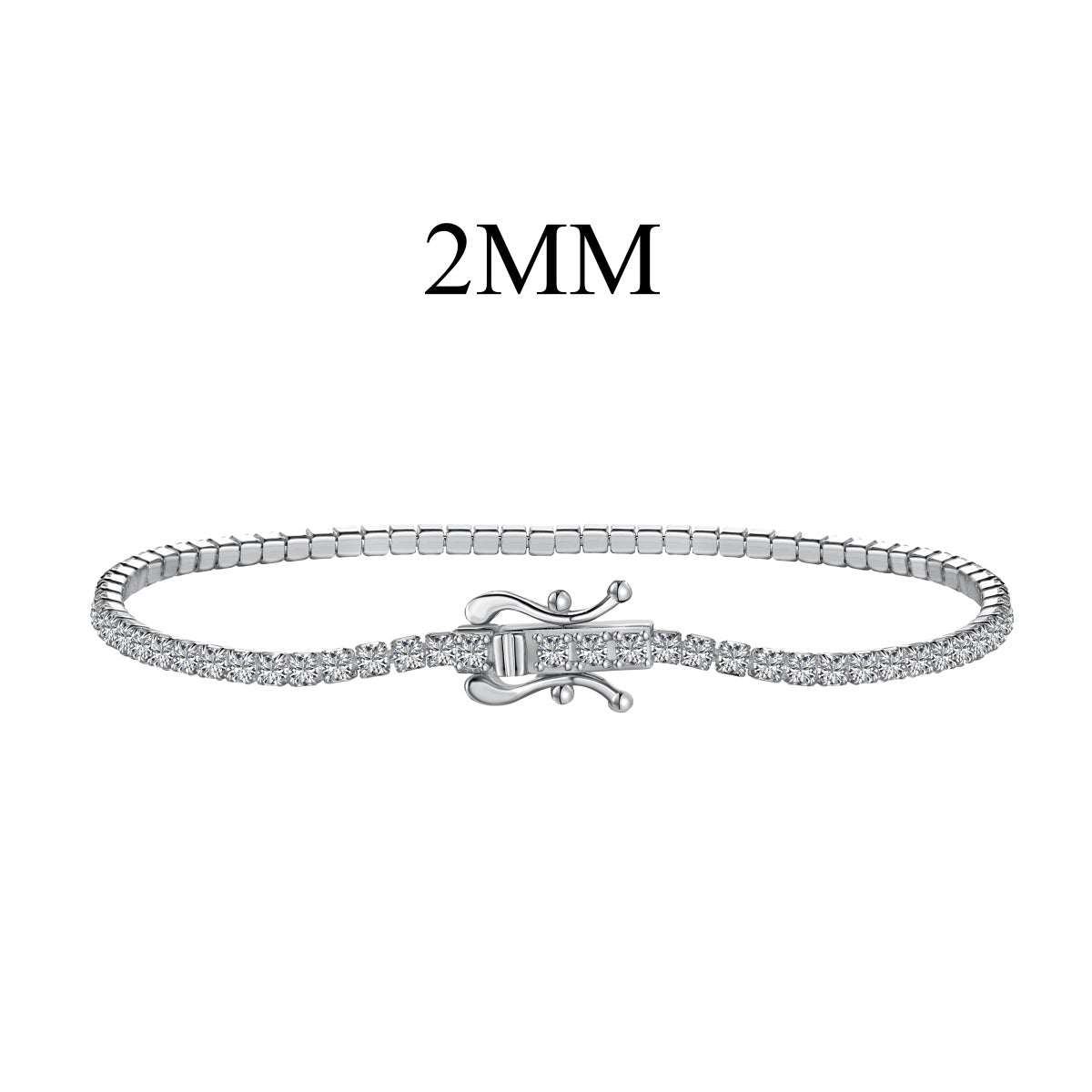 [Windsor Jewelry]Radiant Colorful Round Cut Party Bracelet