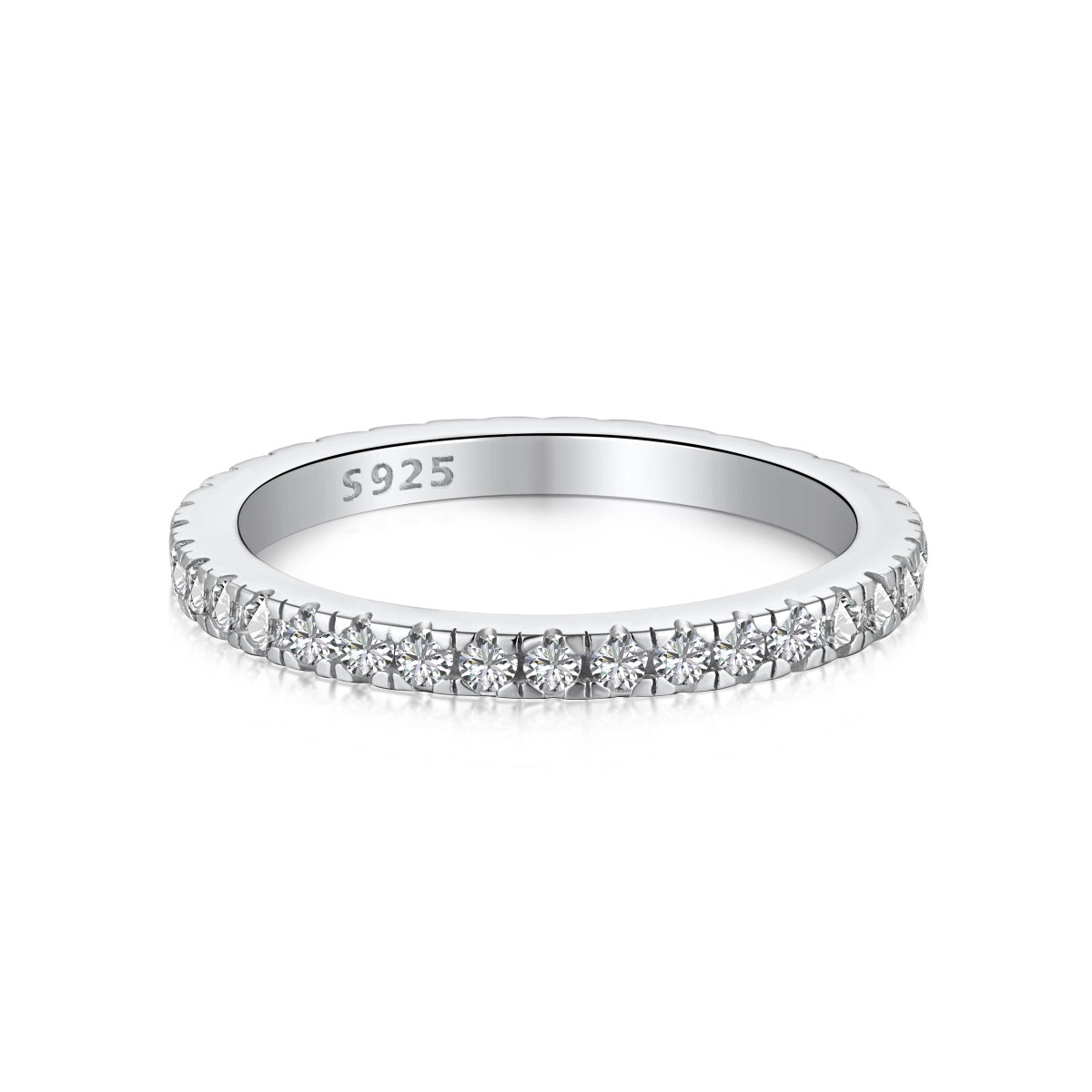 [Windsor Jewelry]Delicate Sparkling Round Cut Daily Ring