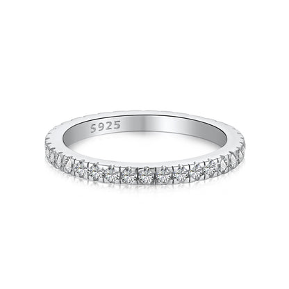 [Windsor Jewelry]Delicate Sparkling Round Cut Daily Ring