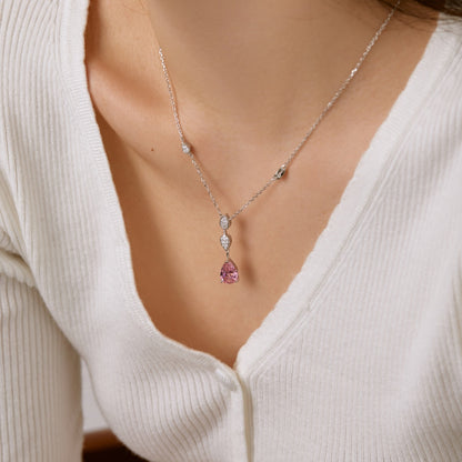 [Windsor Jewelry]Dazzling Pear Cut Necklace