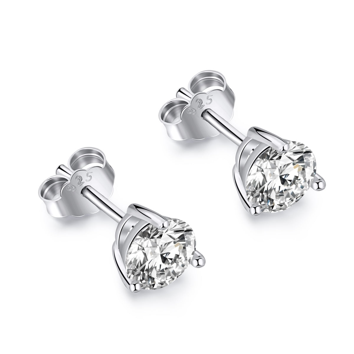 [Windsor Jewelry]Dainty Round Shape Earrings