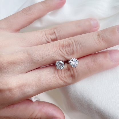 [Windsor Jewelry]Unique Round Shape Earrings
