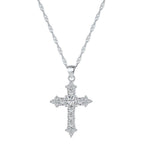 [Tonmkive Jewelry]Delicate Cross Shape Necklace