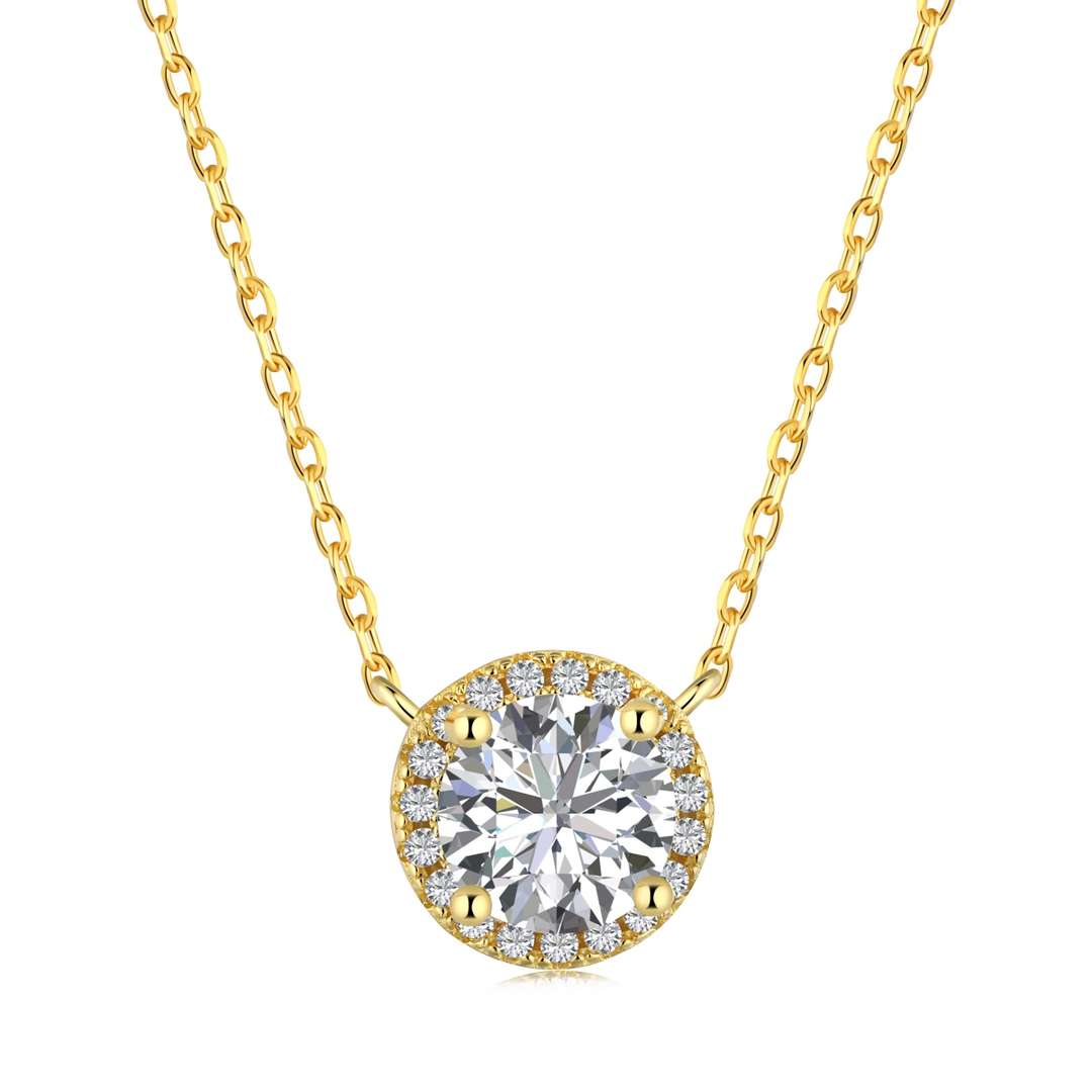 [Windsor Jewelry]Luxurious Round Cut Necklace