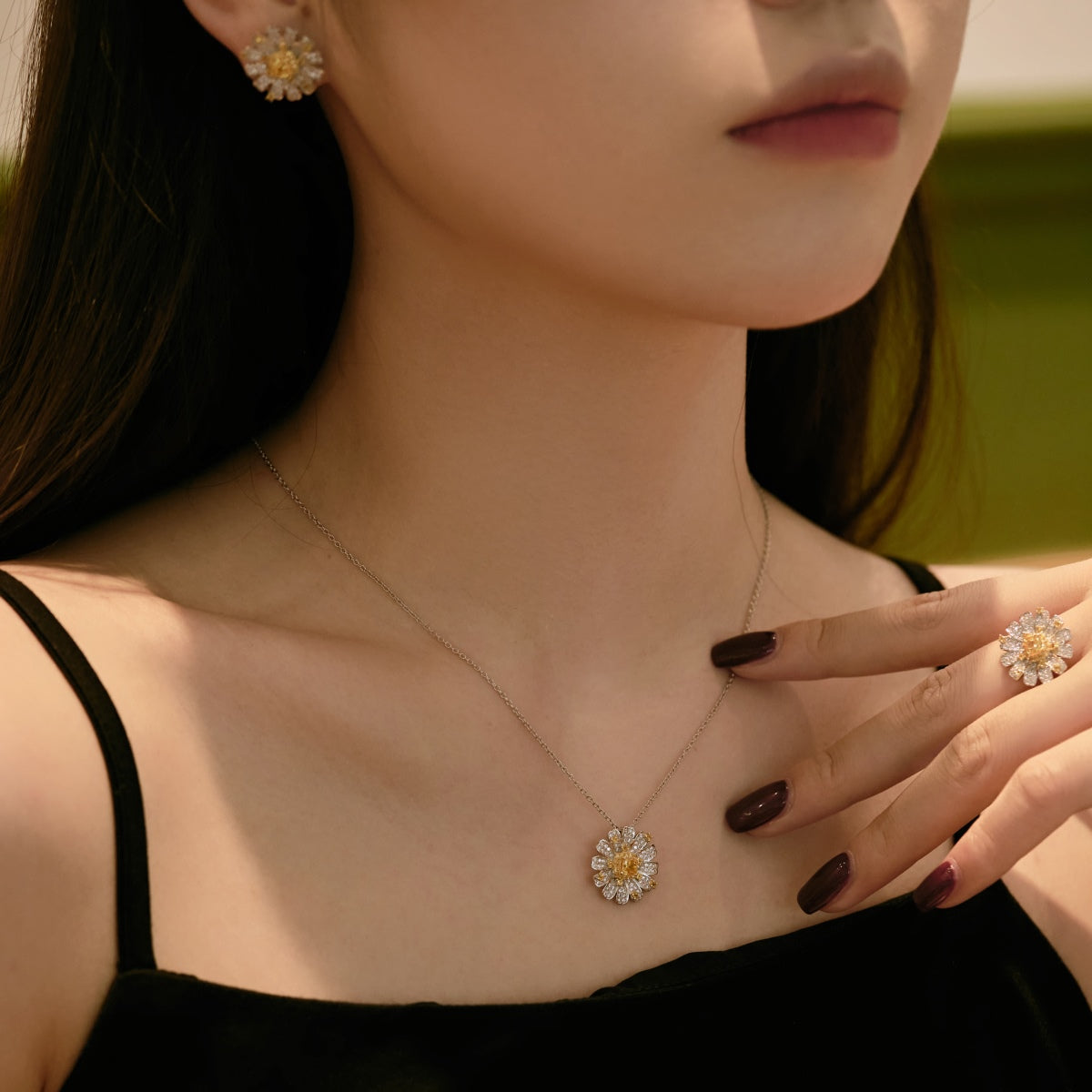[Windsor Jewelry]Exquisite Daisy Necklace