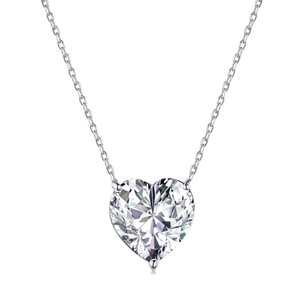 [Windsor Jewelry]6.0 carat Radiant Heart Shape Necklace