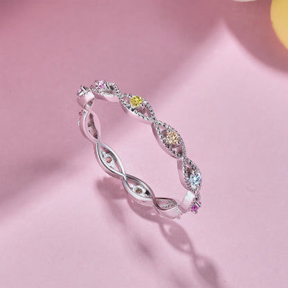 [Windsor Jewelry]Elegant Energetic Round Cut Daily Ring