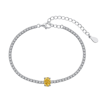 [Windsor Jewelry]0.75 Carat Exquisite Oval Cut Daily Bracelet