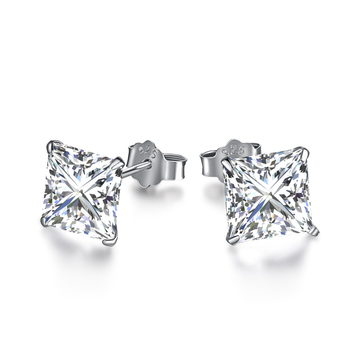 [Windsor Jewelry]Ornate Square Shape Earrings