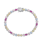 [Tonmkive Jewelry]Delicate Colorful Emerald Cut Party Bracelet