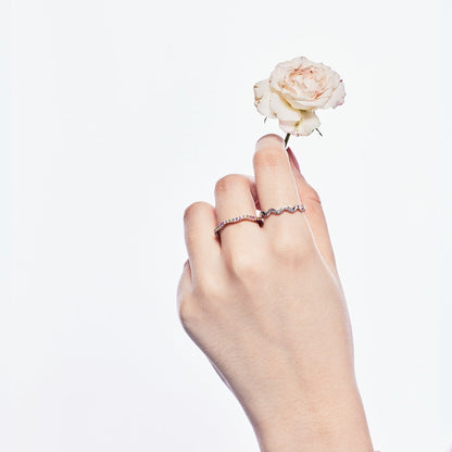 [Windsor Jewelry]Ornate Vibrant Round Cut Daily Ring