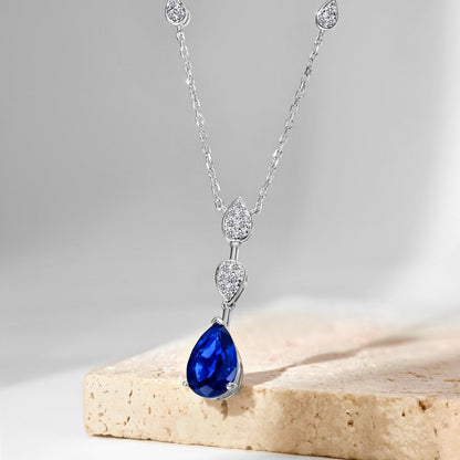 [Windsor Jewelry]Dazzling Pear Cut Necklace